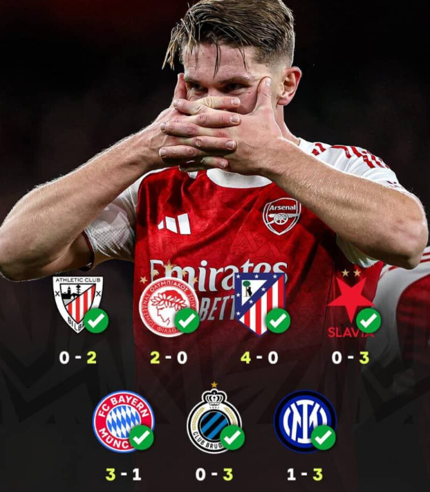 This Champions League win for Arsenal